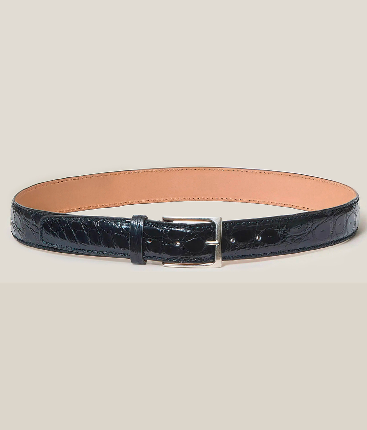 Crocodile Leather Belt