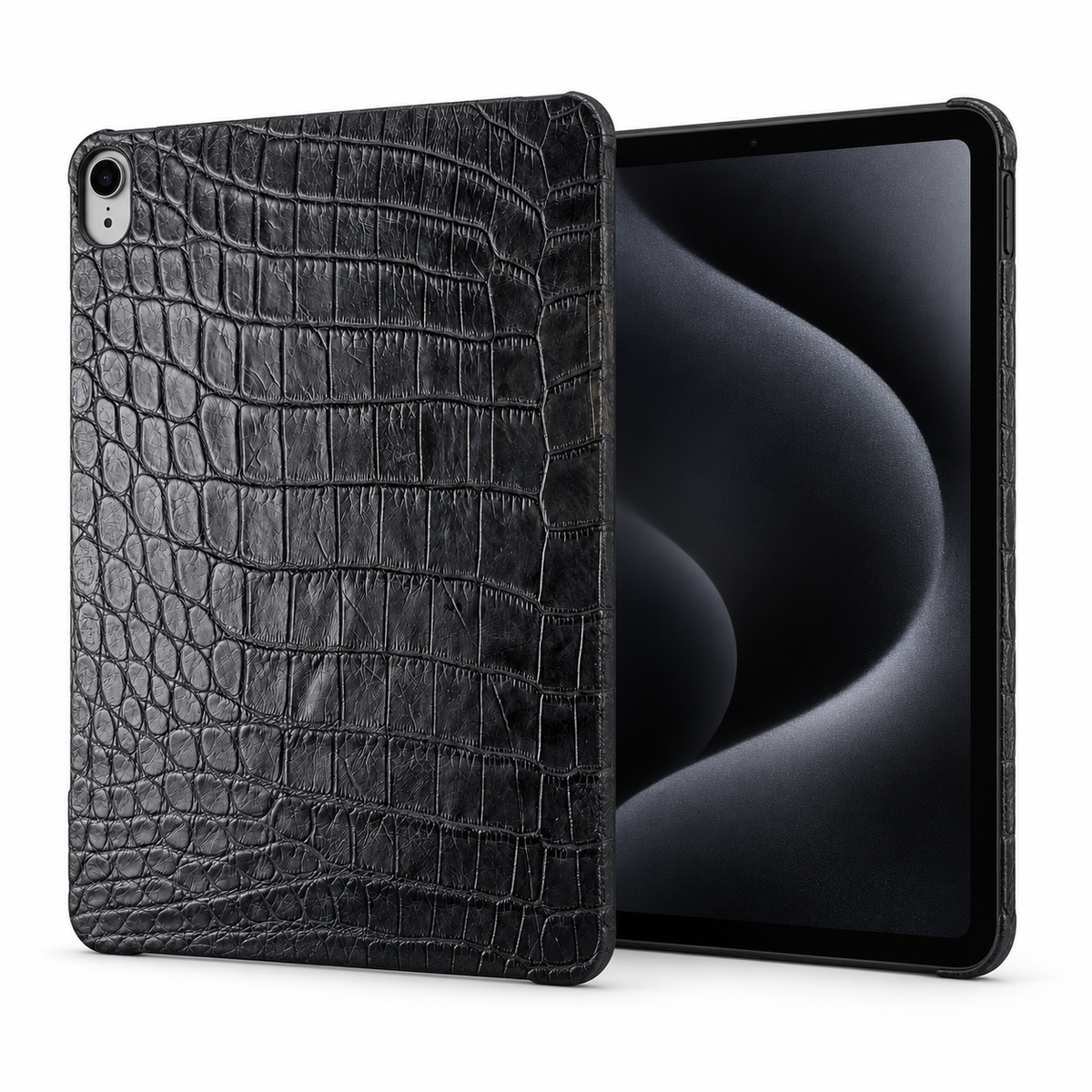 Crocodile Leather iPad Cover