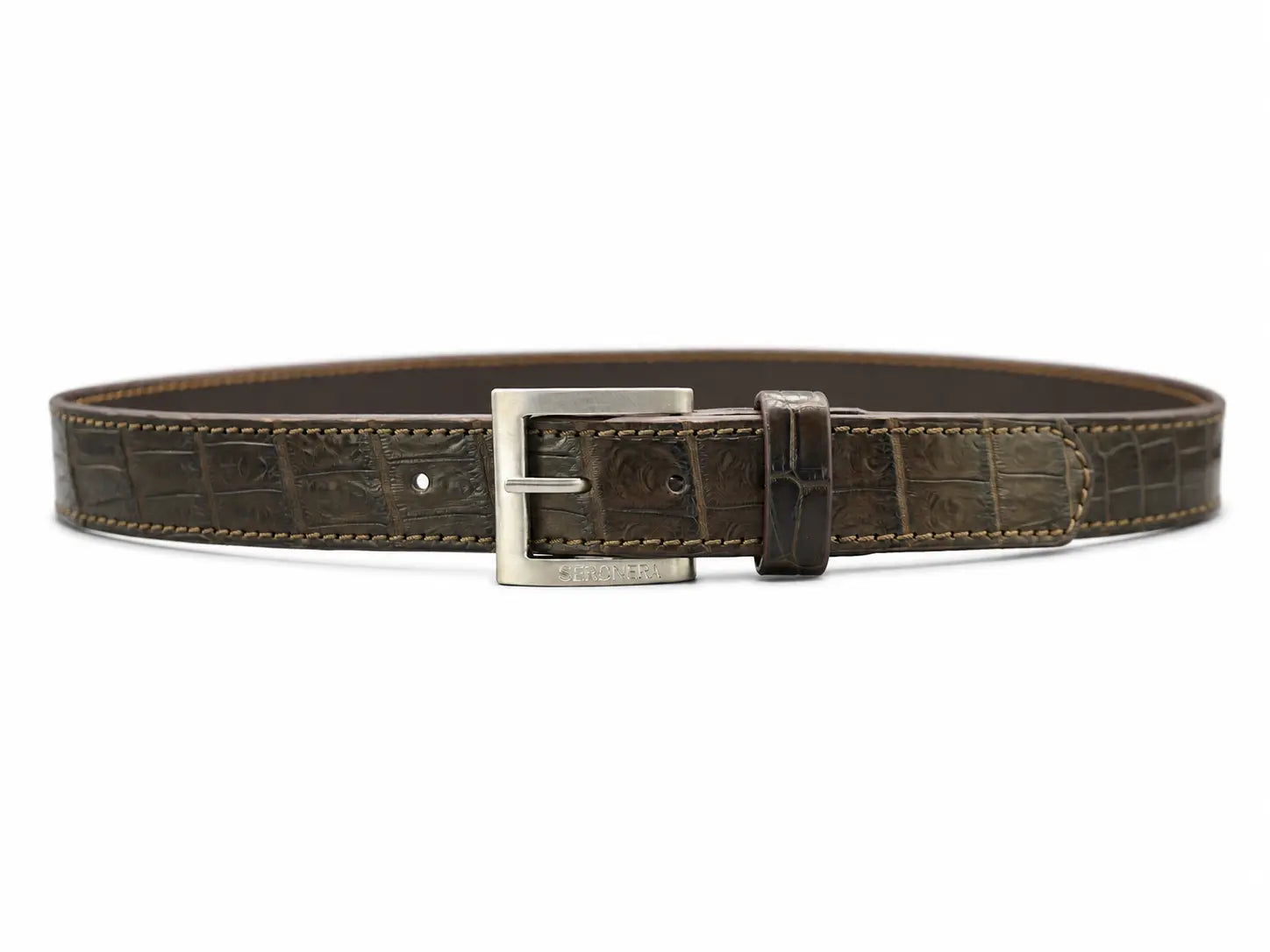 Seronera belt - Tobacco / 85 cm / 35 mm - 126489 - unit photo 1