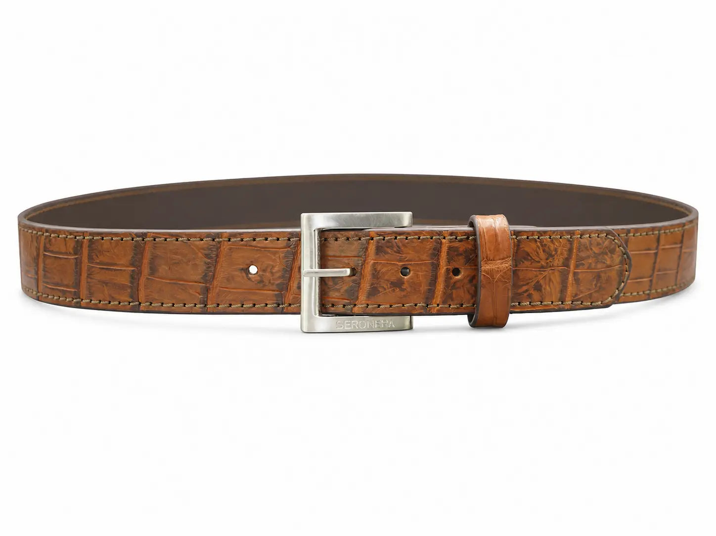 Seronera belt - Cognac / 110 cm / 40 mm - 126677 - unit photo 1