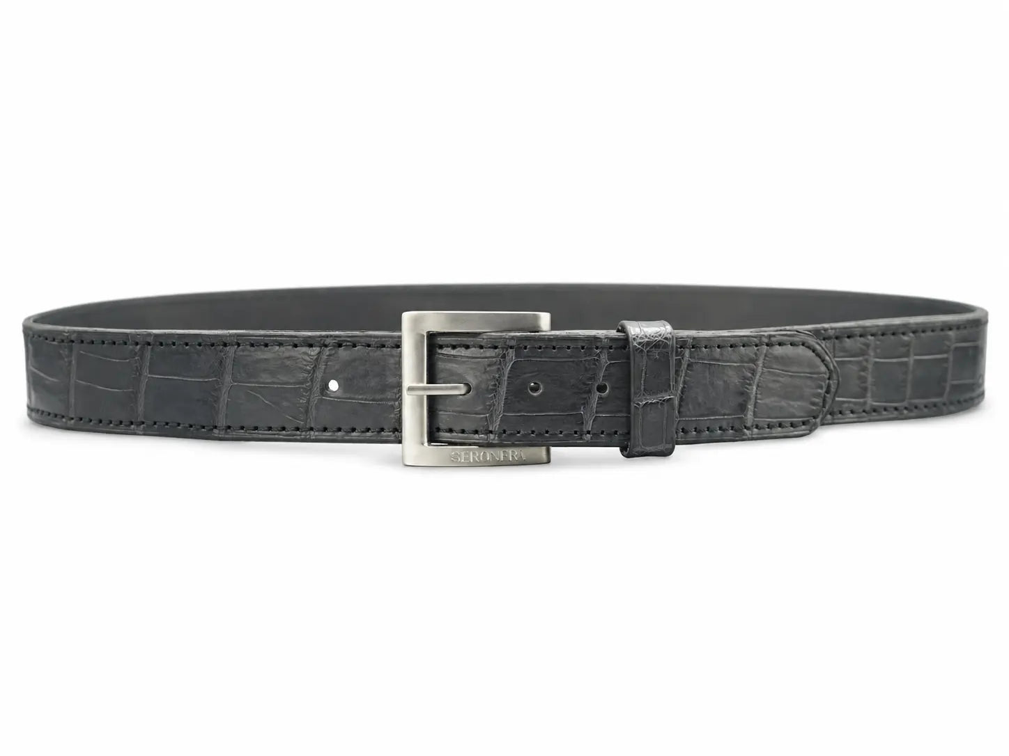 Seronera belt - Grey / 105 cm / 40 mm - 126714 - unit photo 1