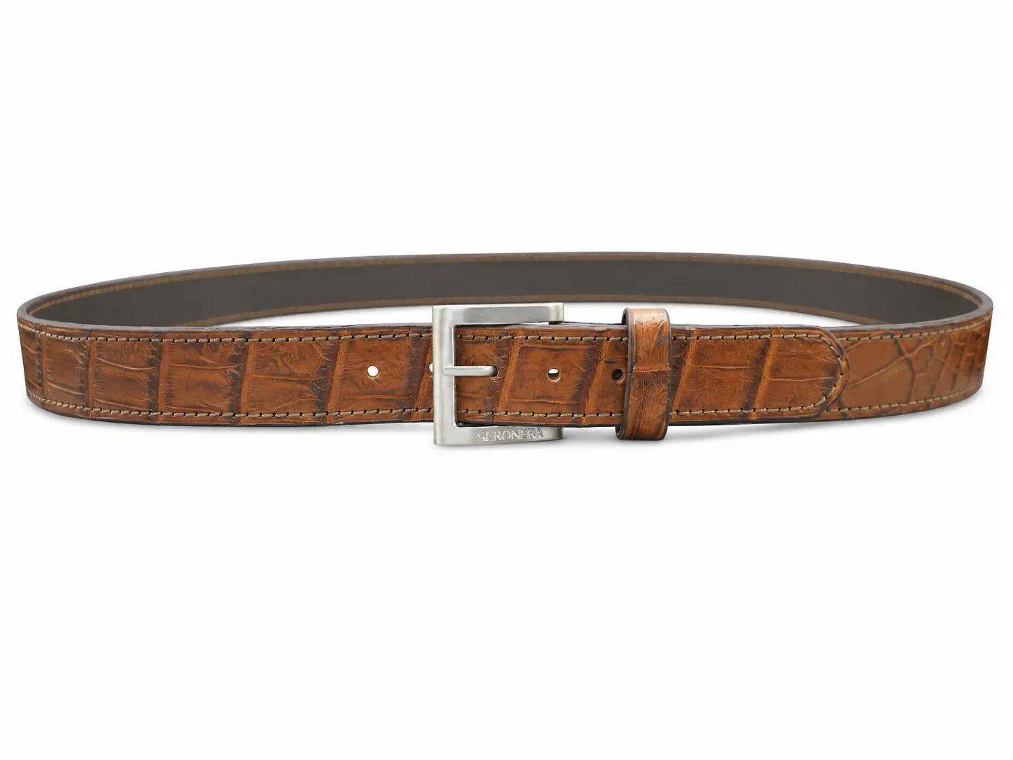 Seronera belt - Cognac / 130 cm / 40 mm - 126723 - unit photo 1