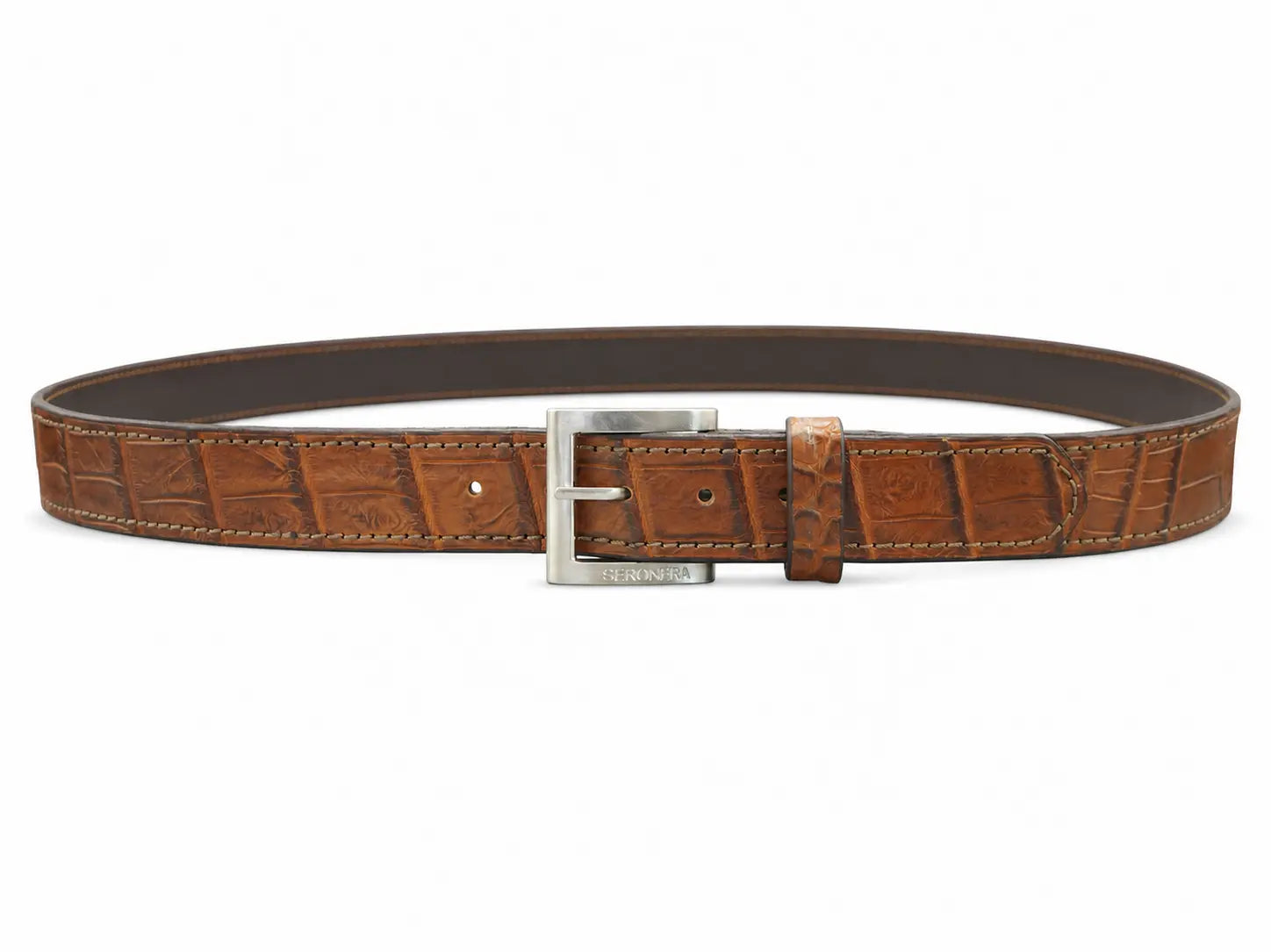 Seronera belt - Cognac / 130 cm / 40 mm - 126724 - unit photo 1