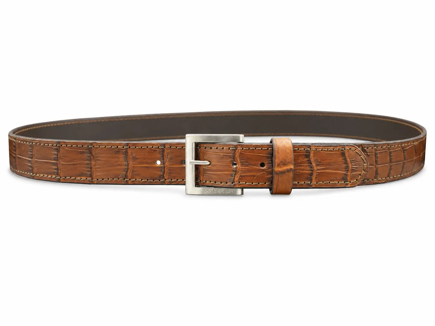 Seronera belt - Cognac / 125 cm / 40 mm - 126726 - unit photo 1