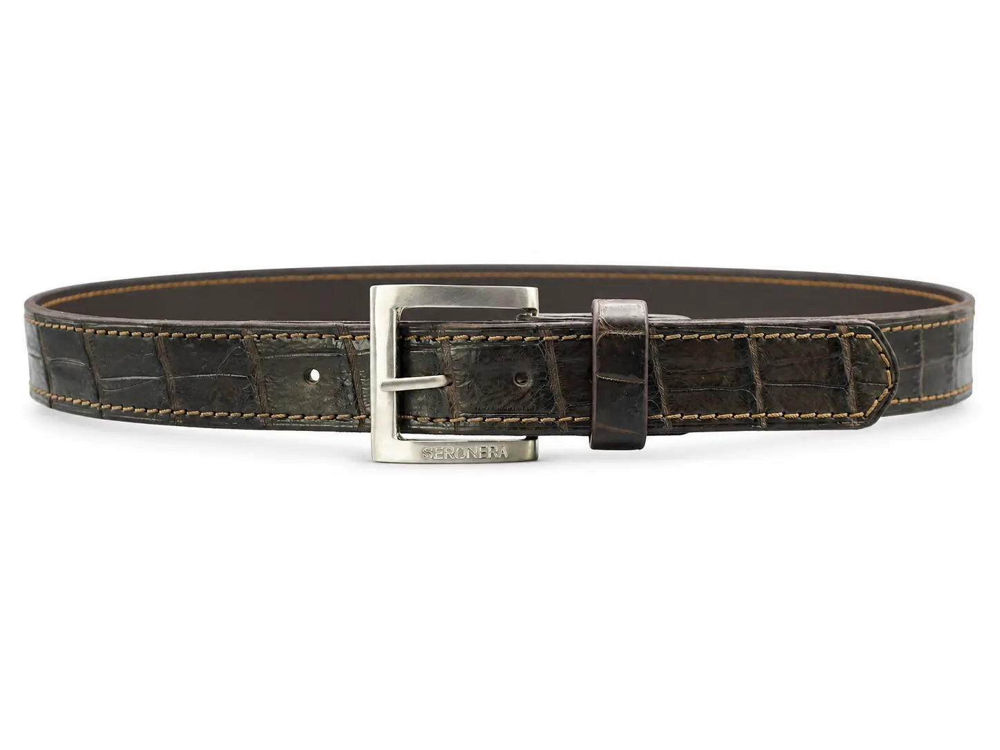 Seronera belt - Brown Variance / 95 cm / 35 mm - 126801 - unit photo 1