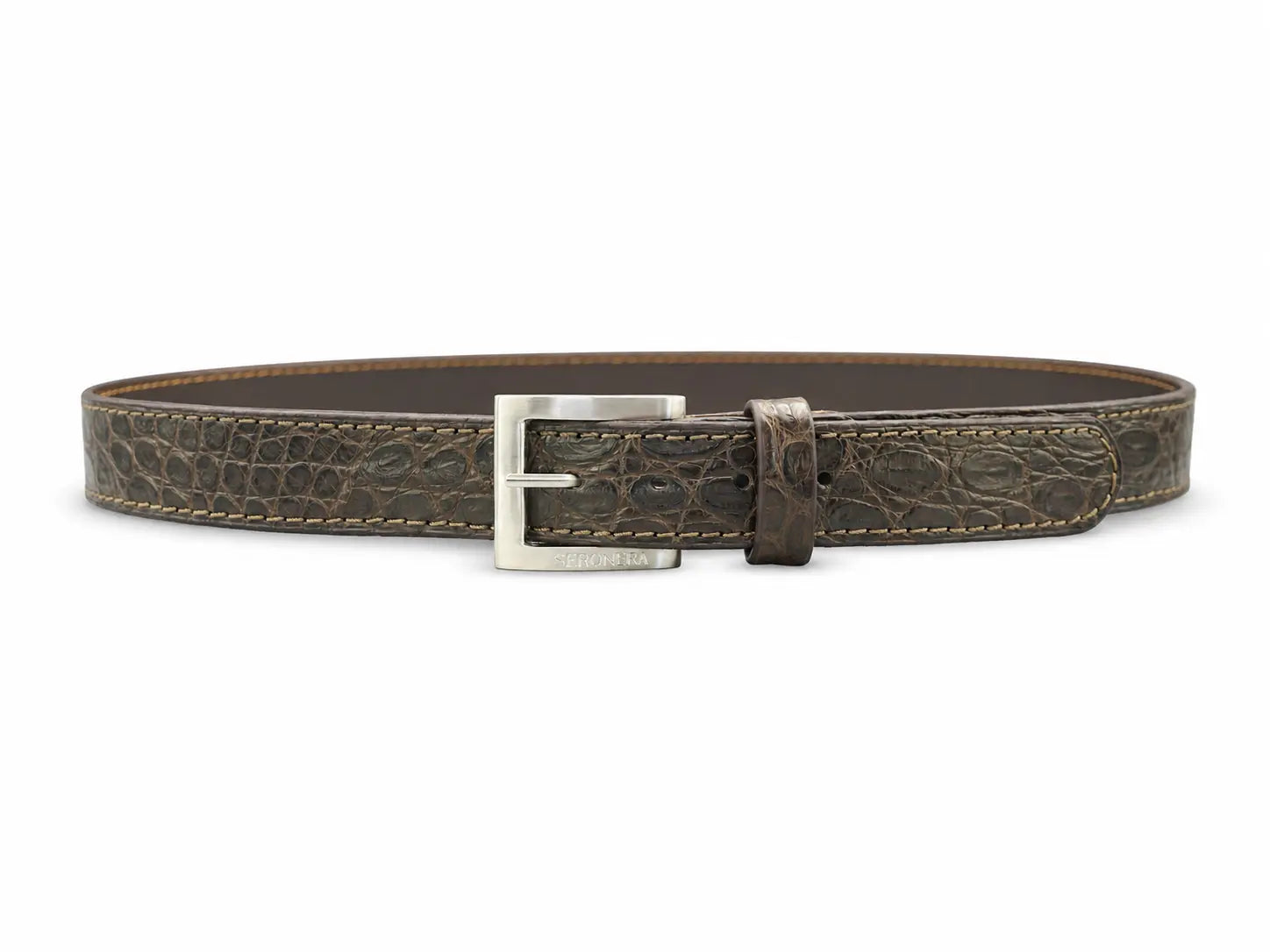 Seronera belt - Tobacco / 95 cm / 35 mm - 126865 - unit photo 1