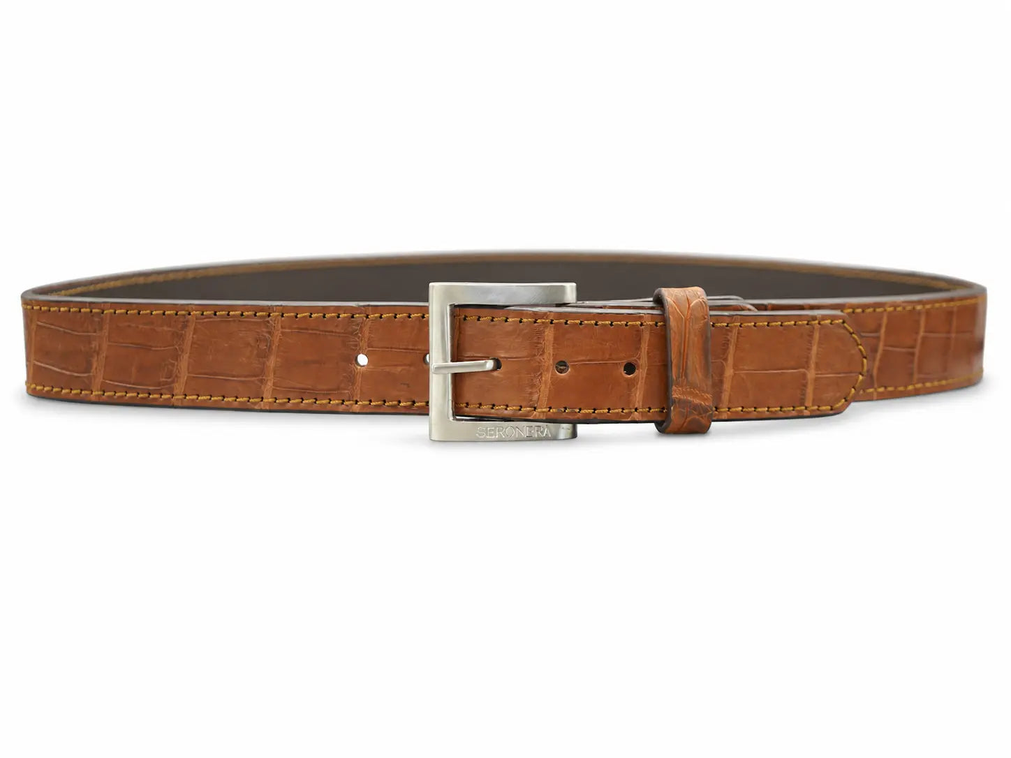 Seronera belt - Cognac / 90 cm / 40 mm - 126874 - unit photo 1