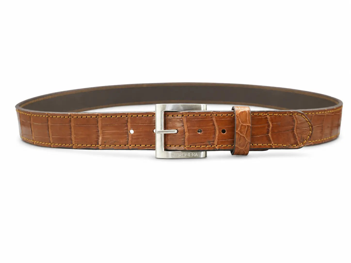 Seronera belt - Cognac / 110 cm / 40 mm - 126876 - unit photo 1