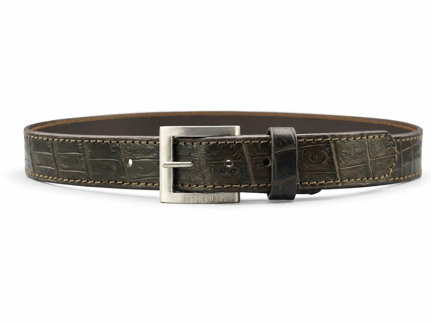 Seronera belt - Tobacco / 70 cm / 35 mm - 126878 - unit photo 1