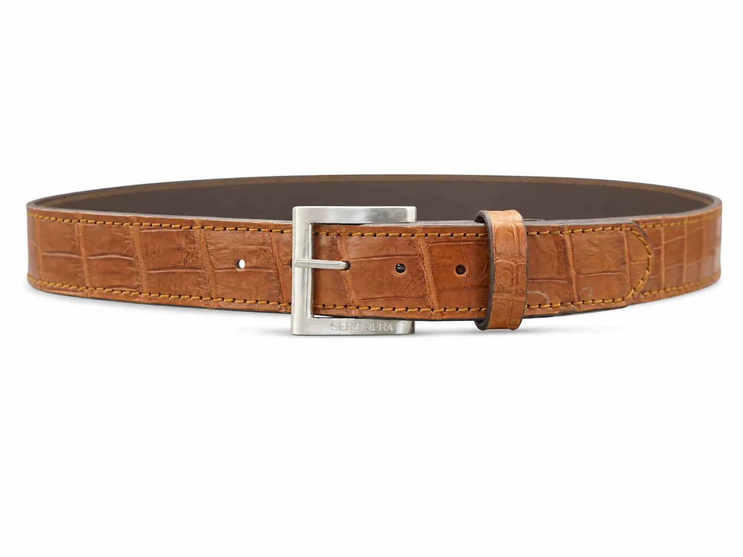 Seronera belt - Cognac / 90 cm / 40 mm - 126880 - unit photo 1