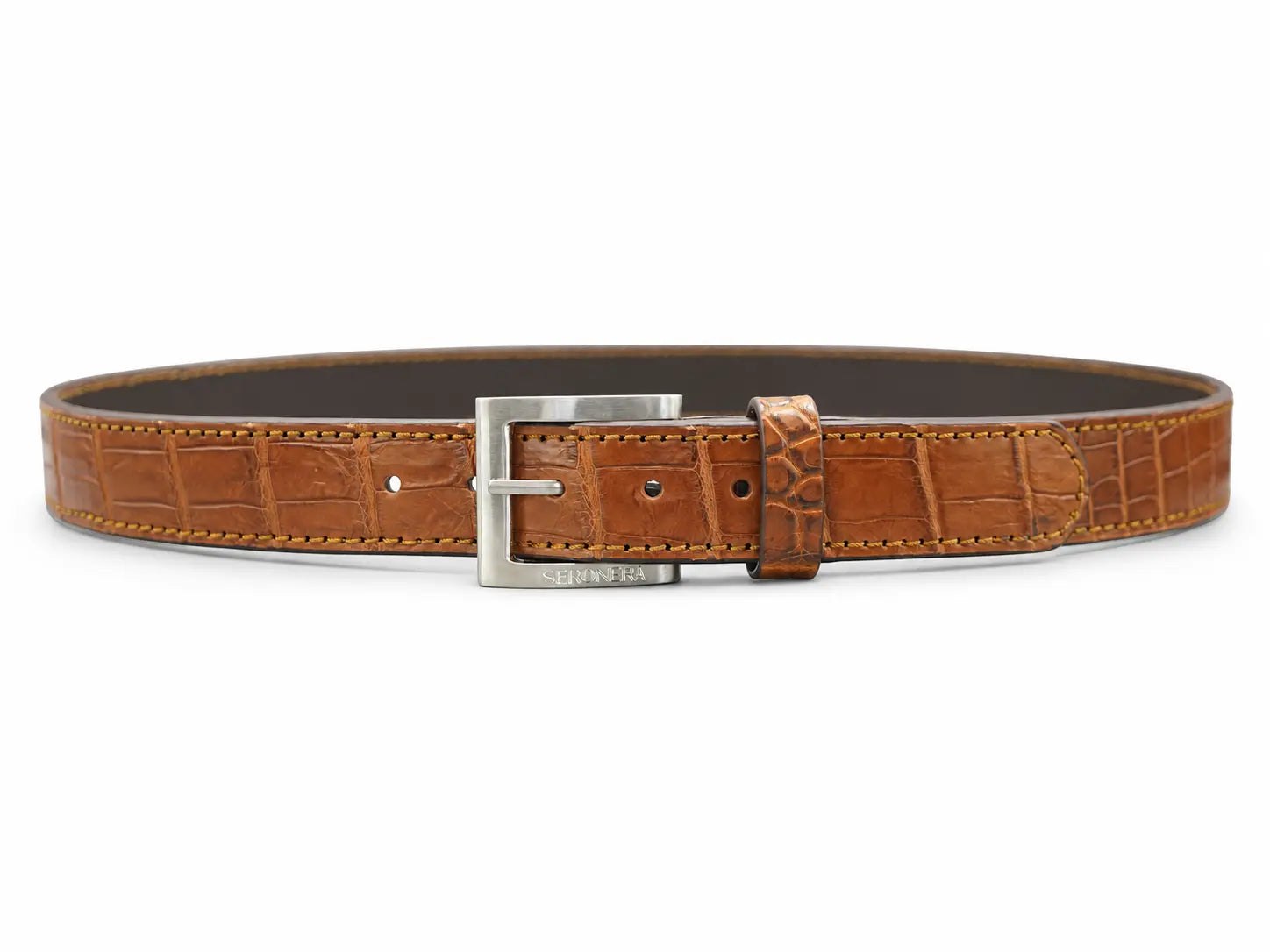 Seronera belt - Cognac / 90 cm / 35 mm - 126925 - unit photo 1