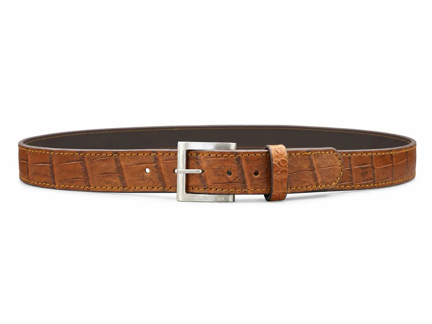 Seronera belt - Cognac / 110 cm / 40 mm - 127095 - unit photo 1