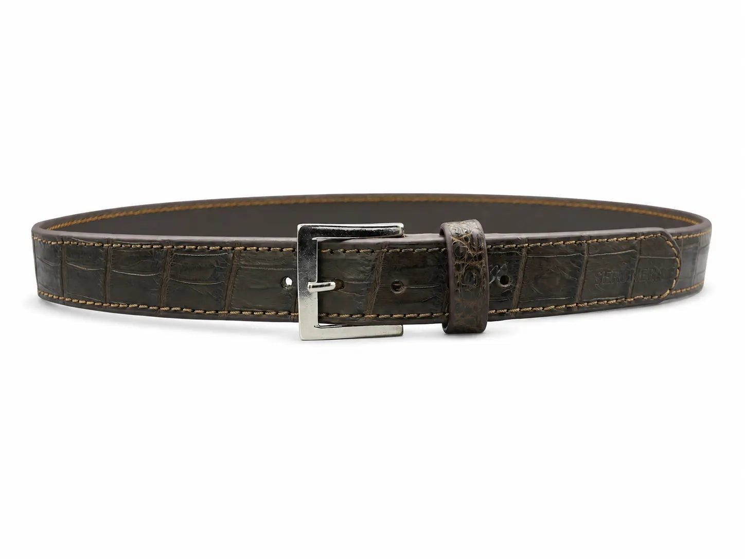 Seronera belt - Tobacco / 95 cm / 35 mm - 127308 - unit photo 1