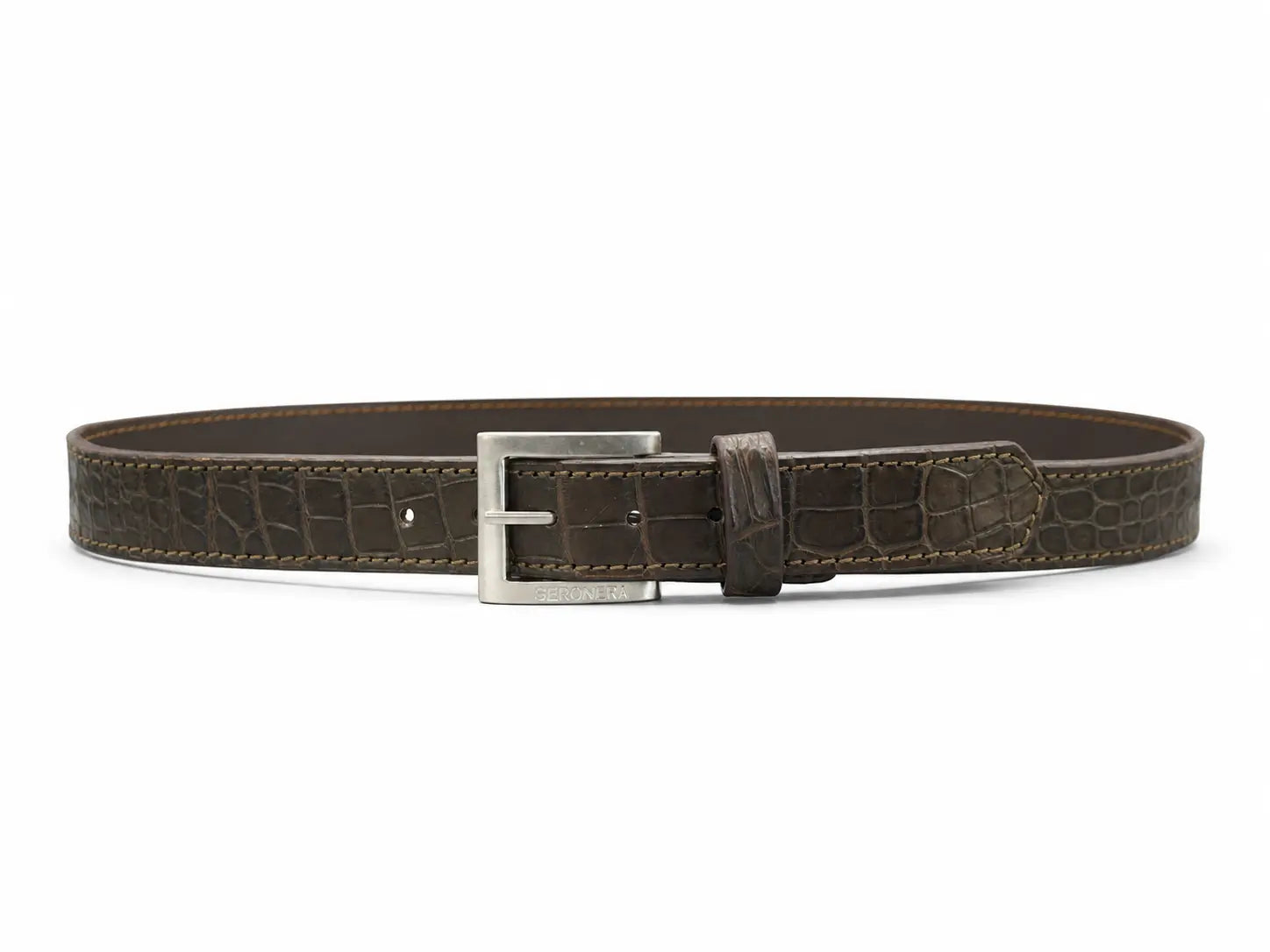 Seronera belt - Tobacco / 90 cm / 35 mm - 127368 - unit photo 1