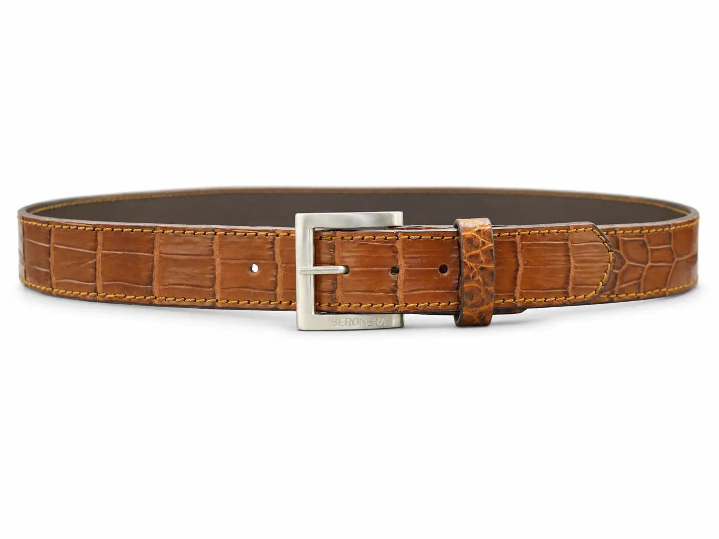 Seronera belt - Cognac / 105 cm / 40 mm - 127391 - unit photo 1