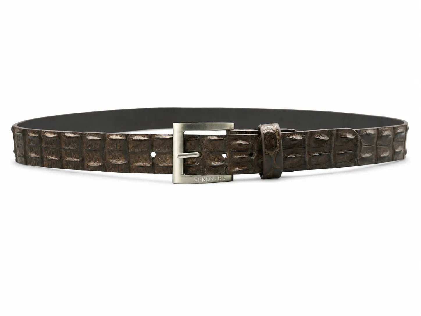 Seronera Backstrap Belt - Brown / 100 cm / 35 mm - 127461 - unit photo 1