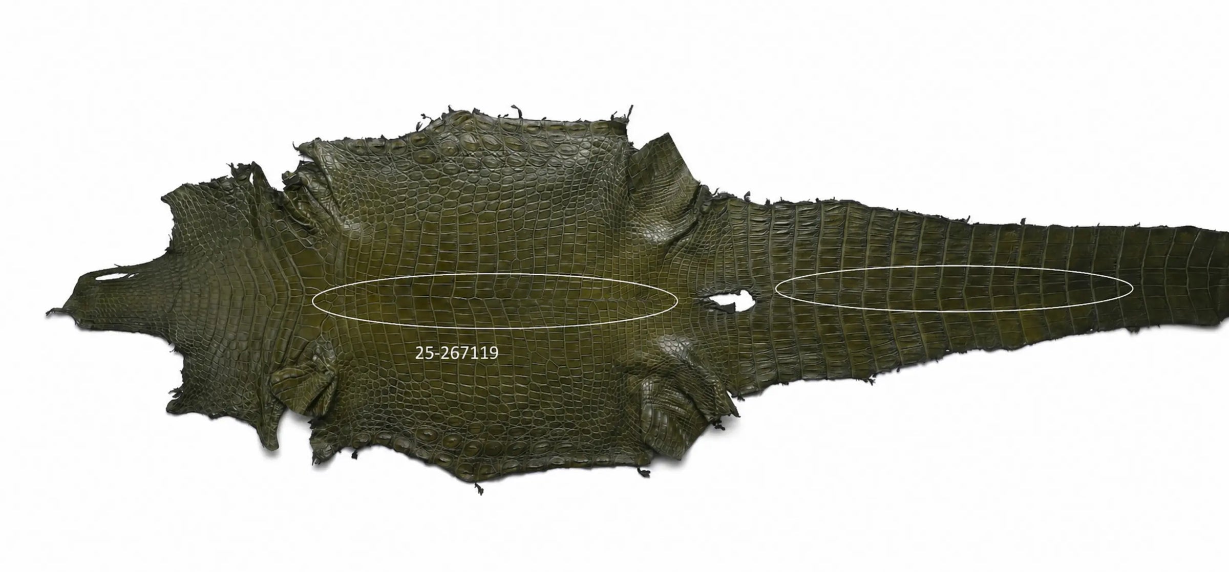 Seronera belt - Green / 90 cm / 40 mm - 127116 - skin