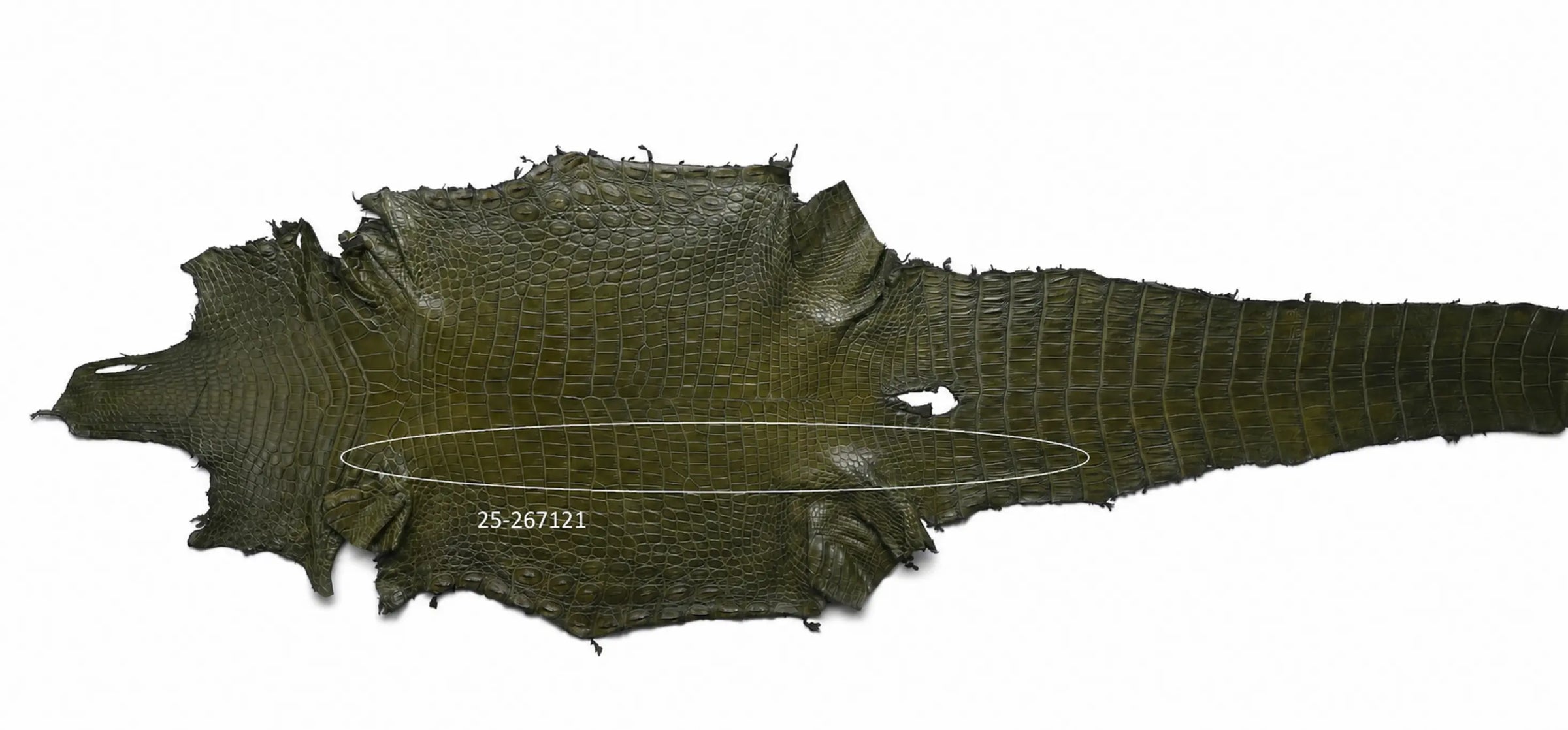 Seronera belt - Green / 120 cm / 40 mm - 127118 - skin