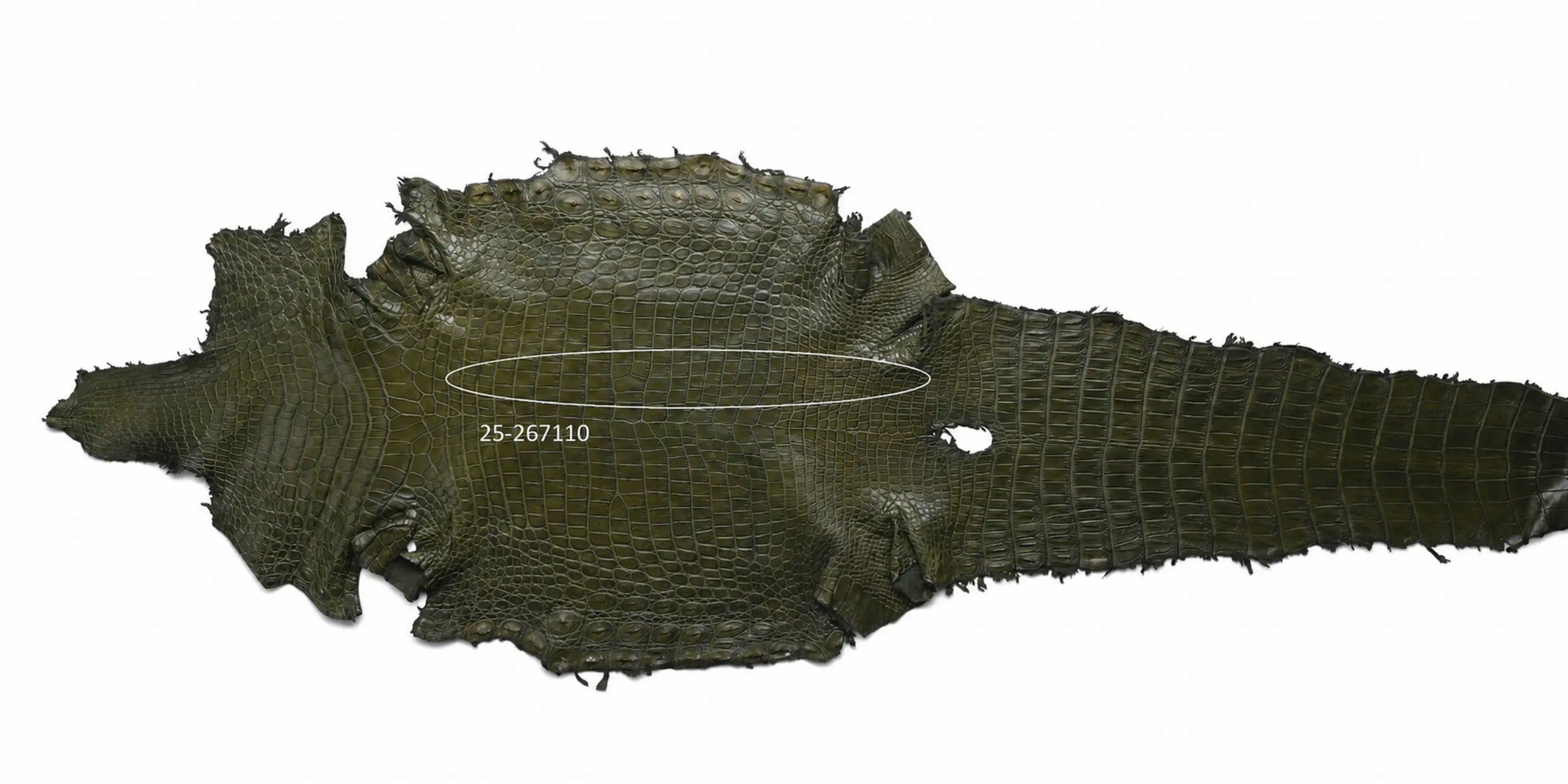 Seronera belt - Green / 95 cm / 40 mm - 127107 - skin