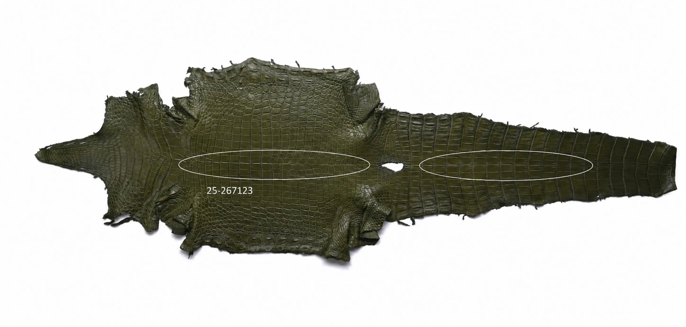 Seronera belt - Green / 95 cm / 40 mm - 127120 - skin