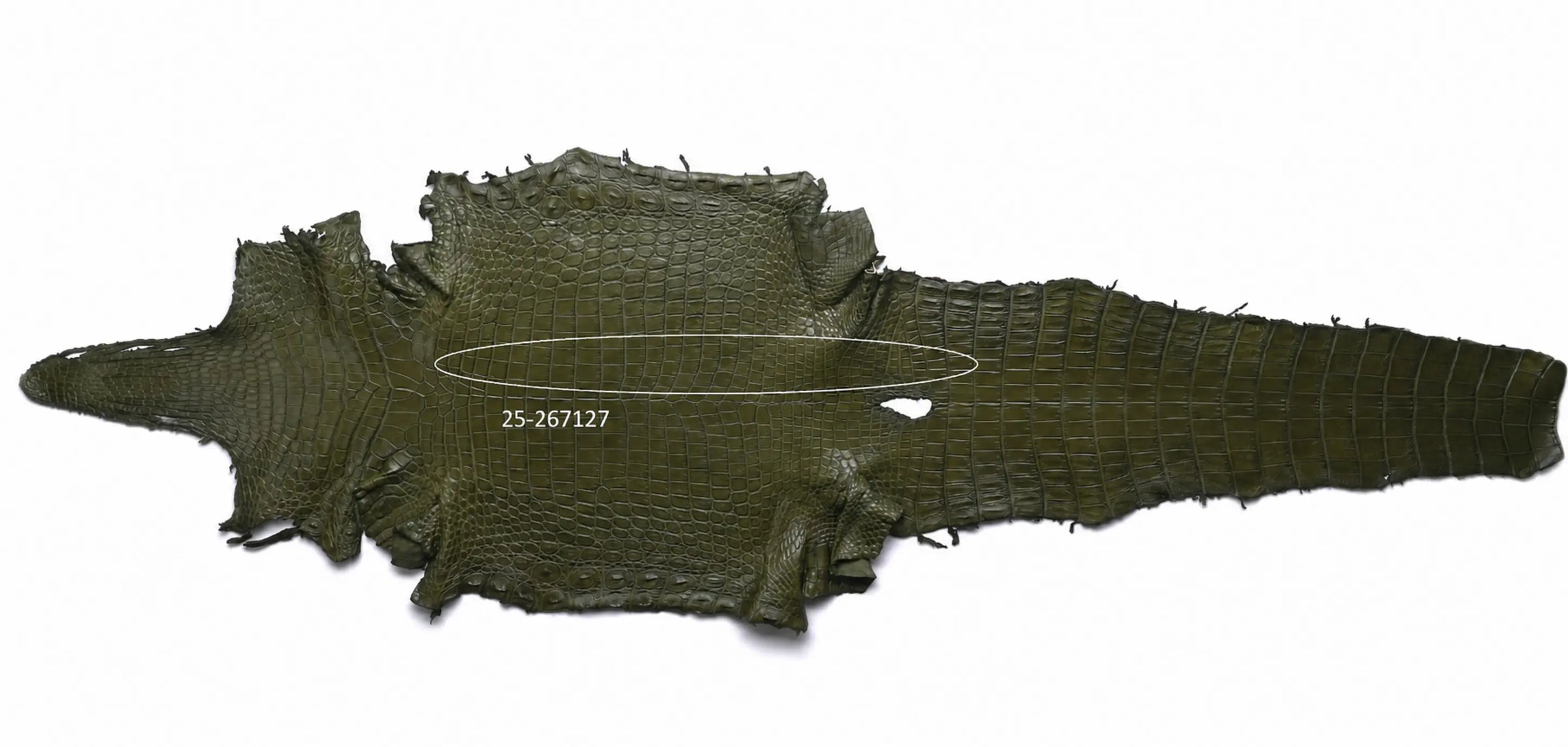 Seronera belt - Green / 110 cm / 40 mm - 127124 - skin