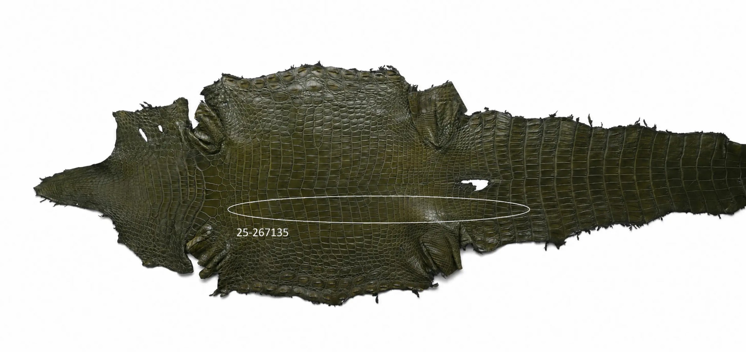 Seronera belt - Green / 110 cm / 40 mm - 127132 - skin